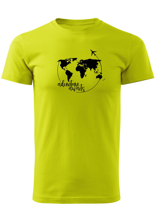 Pánské tričko "Adventure Awaits & Earth" — foto 3