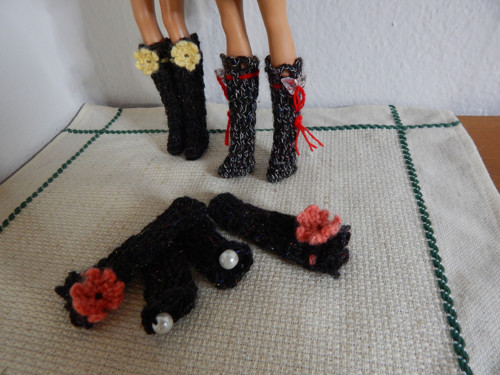 Válenky, vysoké kozačky pro Barbie — foto 3