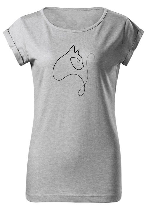 Dámské tričko "Cat Silhouette" — foto 3