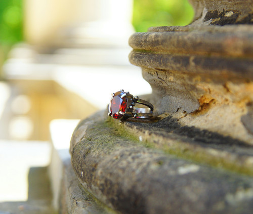 Nerezový prsten... " Red queen " — foto 3
