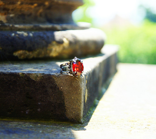 Nerezový prsten... " Red queen " — foto 4