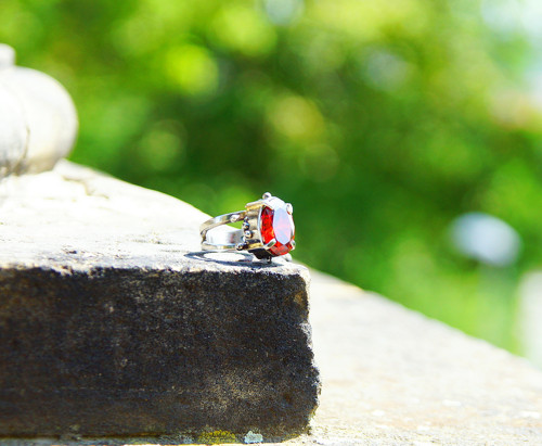 Nerezový prsten... " Red queen " — foto 5