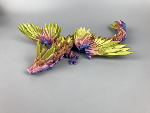 Krystalový drak - 37cm, 3D tisk — foto 2