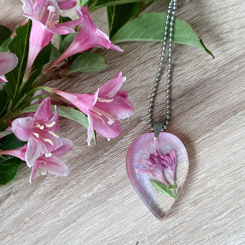 Přívěsek "Pink flower" — foto 3