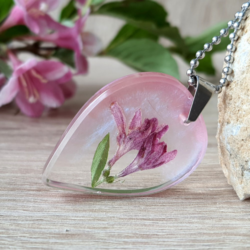 Přívěsek "Pink flower" — foto 6