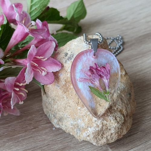 Přívěsek "Pink flower" — foto 2