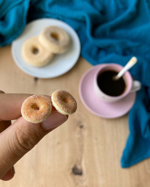 Donutky obalené v cukru (pecky) — foto 3