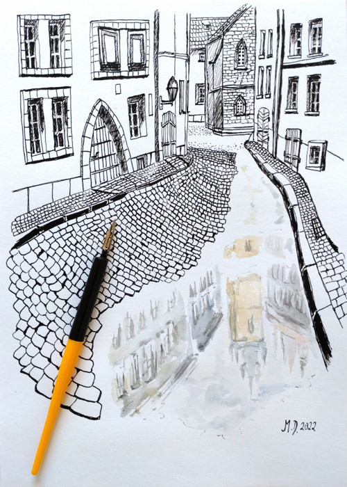 Stará Praha po dešti — foto 2