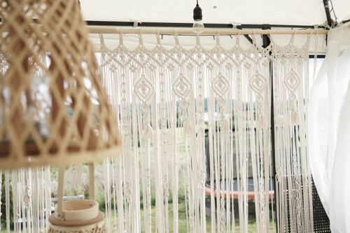 Double Macrame závěsy 120x210cm — foto 4