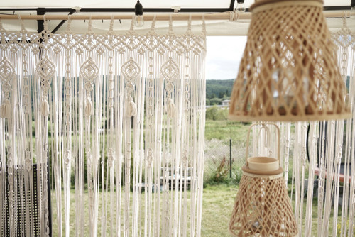 Double Macrame závěsy 120x210cm — foto 2