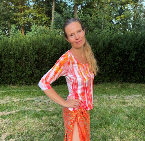 Ohnivý pruhy - dámské triko 42 — foto 4