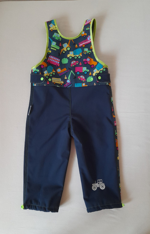 Zimní softshell. lacláče - stav. auta - vel. 86 — foto 2