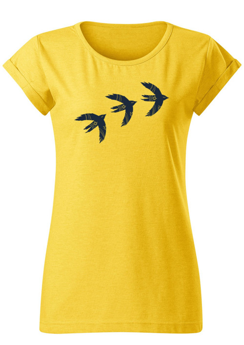 Dámské tričko "Black swallows" — foto 4