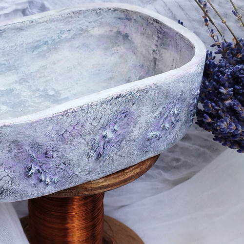 Betonová miska " Provence+levandule " — foto 4
