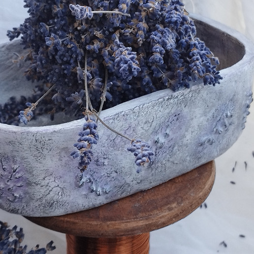 Betonová miska " Provence+levandule " — foto 5