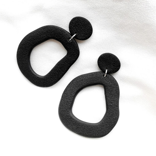 Náušnice Organic Black — foto 2