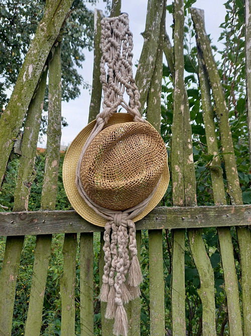 Boho držák/závěs na klobouk — foto 2