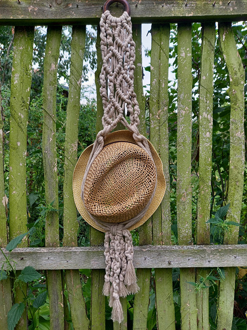 Boho držák/závěs na klobouk — foto 3
