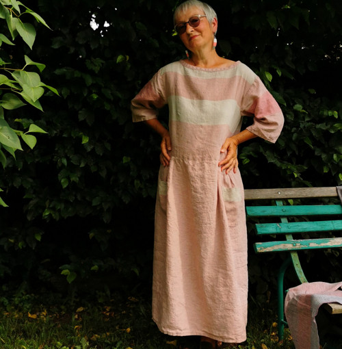 Piju rosé - lněné šaty IHNED — foto 3