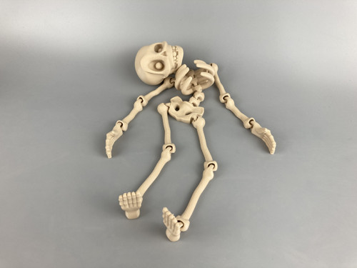 Kosťák - flexi figurka, béžová, 3D tisk — foto 5