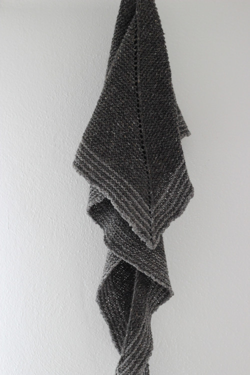 Šátek Tweed v šedé — foto 3