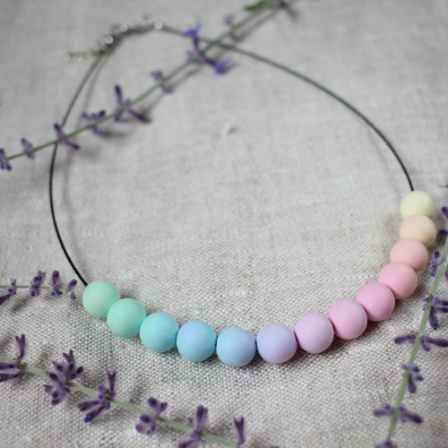 Korále něžný pastel — foto 3