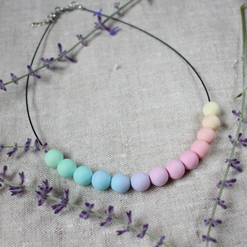 Korále něžný pastel — foto 2