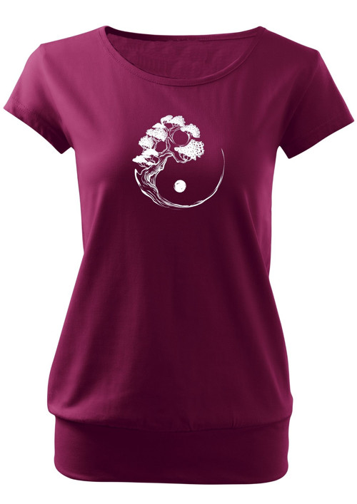 Dámské tričko "Yin-Yang Bonsai Tree" — foto 3