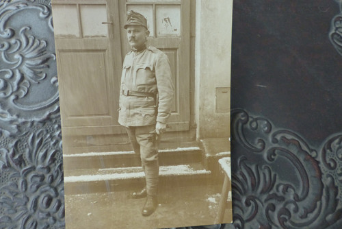 Voják... stará fotopohlednice — foto 2