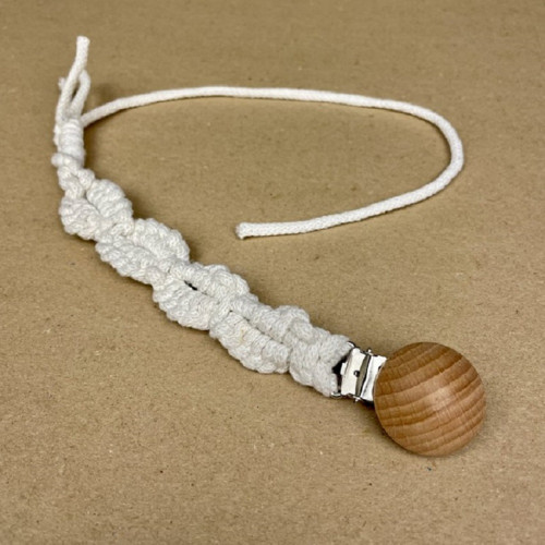 Sada na macramé - KLIP NA DUDLÍK - MINT — foto 3