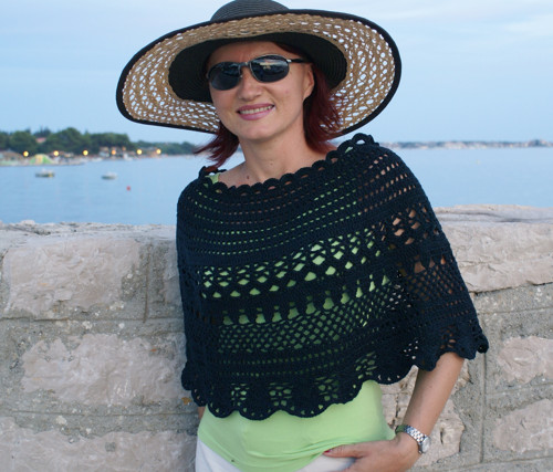Farebné letné pončo Belle — foto 5