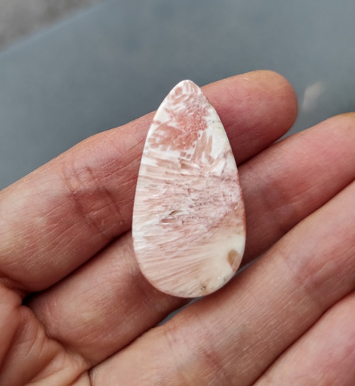 Skolecit, ID 2577, 34x18 mm — foto 6