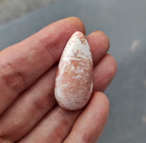 Skolecit, ID 2577, 34x18 mm — foto 3