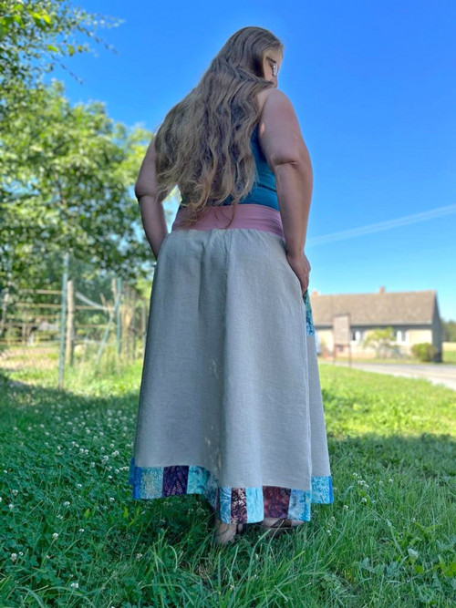 Lněná sukně — foto 6