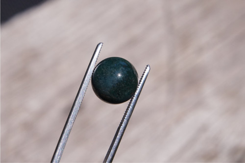 Kulička 10 mm - mechový achát J7783 — foto 3