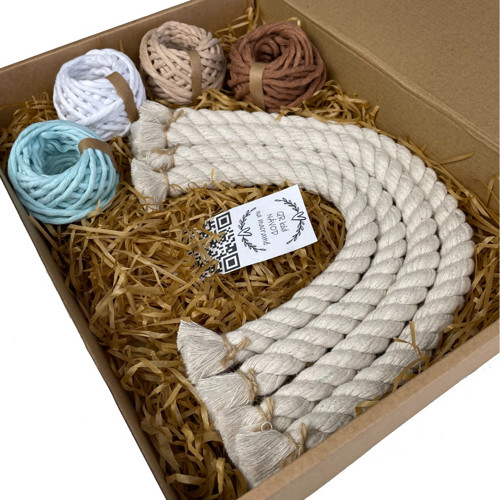 Sada na macramé - DUHA - MINT — foto 3