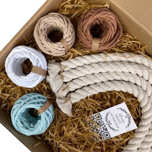 Sada na macramé - DUHA - MINT — foto 2