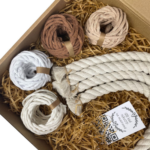 Sada na macramé - DUHA - NATURAL — foto 2