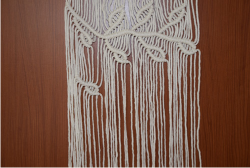 Macramé lístky nástěnná dekorace — foto 4