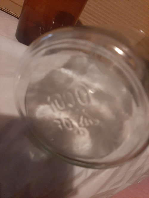 Zabroušená lahev 1000ml — foto 2