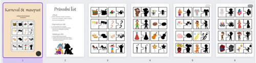 Karneval & masopust, stínové puzzle — foto 2