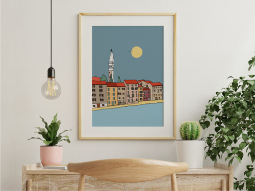 Plakát Rovinj Chorvatsko A5 — foto 4
