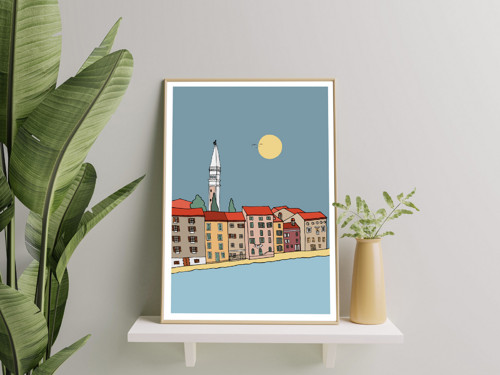 Plakát Rovinj Chorvatsko A5 — foto 5