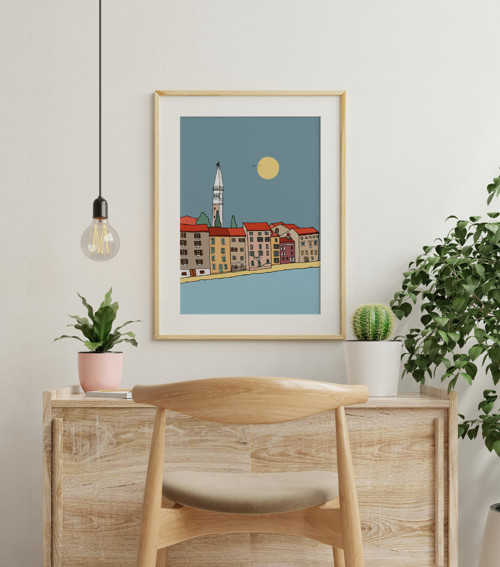 Plakát Rovinj Chorvatsko A5 — foto 3