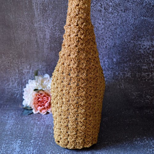ELISE- háčkovaná kabelka 55x 26cm — foto 4