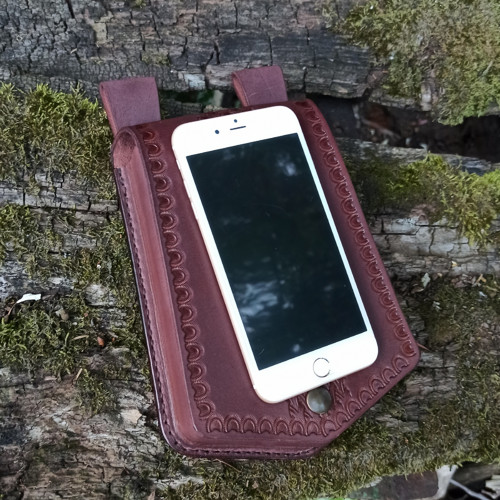 Hipbag long červeň mahagon — foto 4