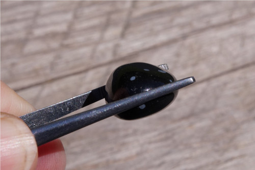 Obsidián sněžný (18 mm) J7865 — foto 2