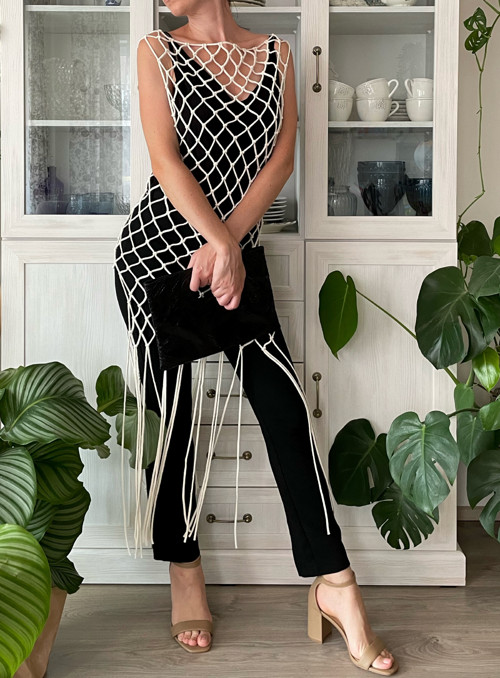 Macramé šaty — foto 2