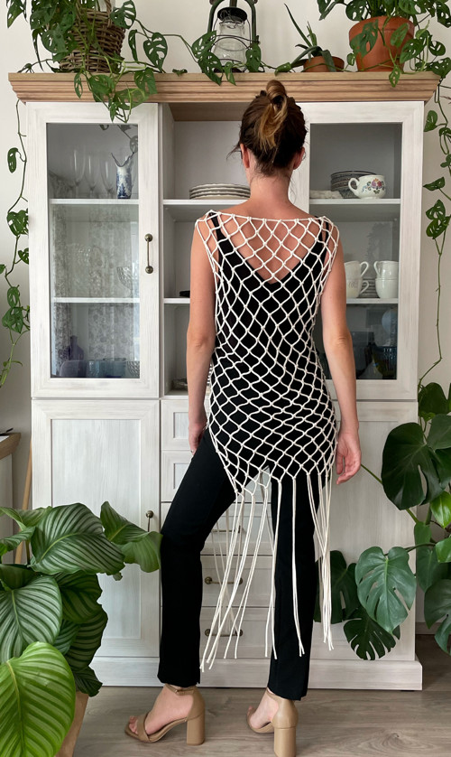 Macramé šaty — foto 3