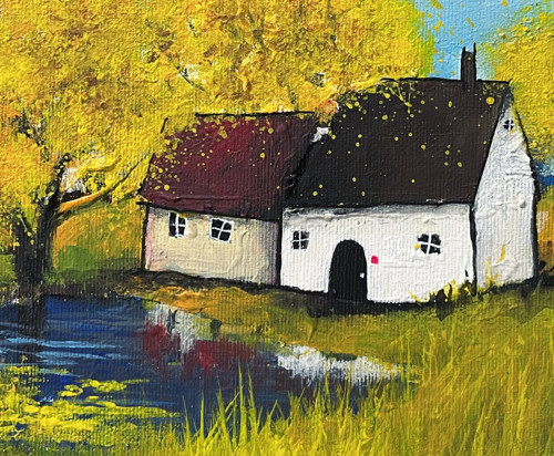 U rybníčku - 24x18cm — foto 3